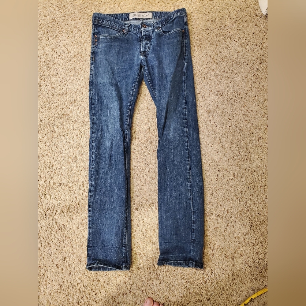 Kr3w K Slim men's 28 blue jeans